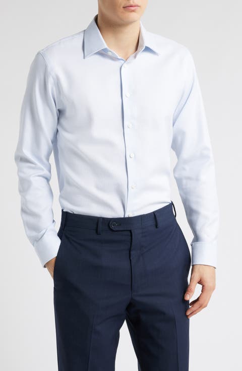 Premium Non-Iron Trim Fit Dress Shirt (Regular, Big & Tall)