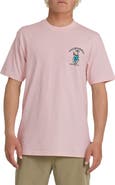 Quiksilver CA Skull Tail Cotton Graphic T-Shirt