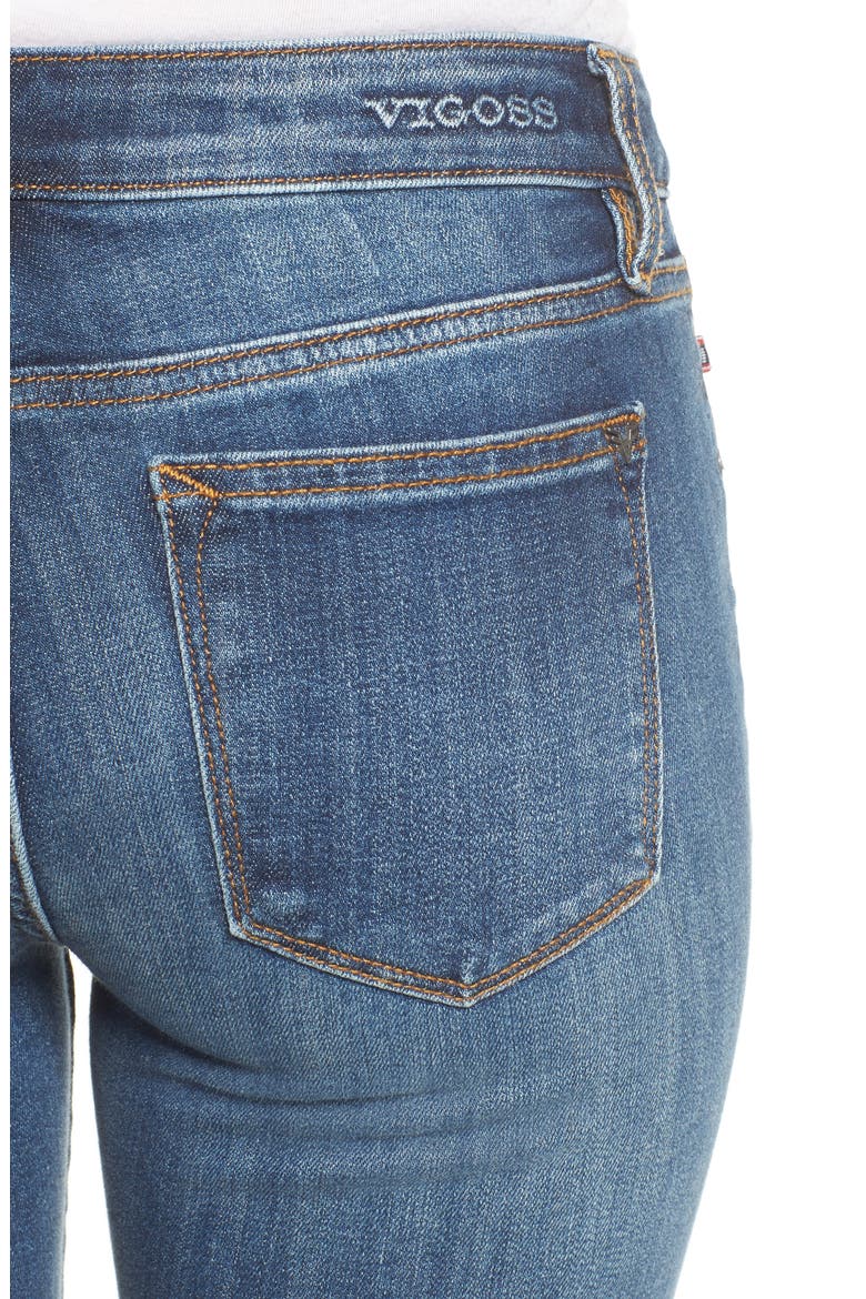 Jagger Mid-Rise Skinny Jeans, Alternate, color, MED WASH