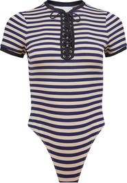 Fleur Du Mal Ivy Ringer Bodysuit