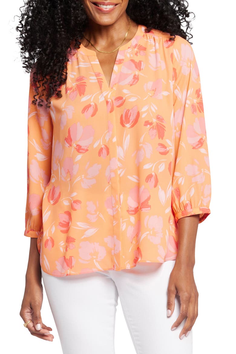 Pintuck Blouse, Main, color, CANDACE