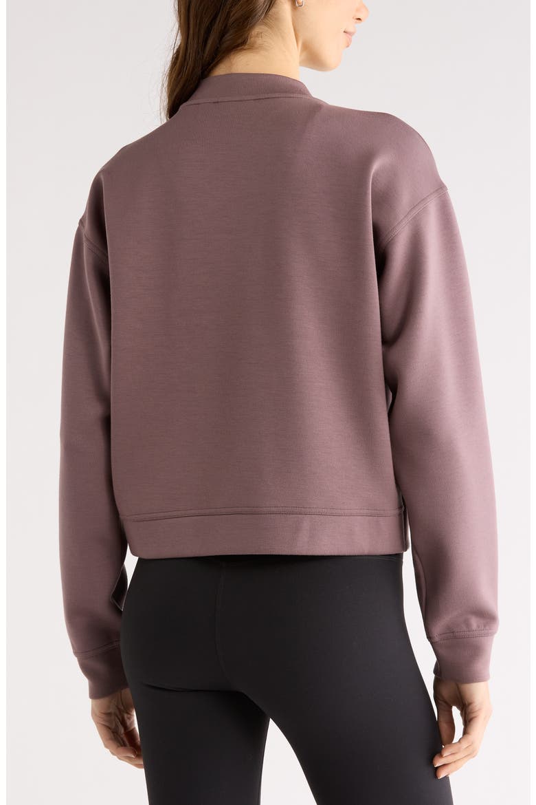 Ultra Luxe Snap Front Jacket, Alternate, color, GREY PLUM
