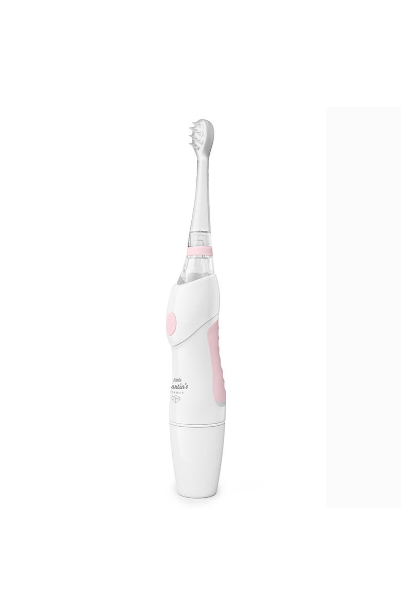 Little Martin's Baby Electric Toothbrush Pink, Sonic Vibration, Lights, Timer, Alternate, color, White