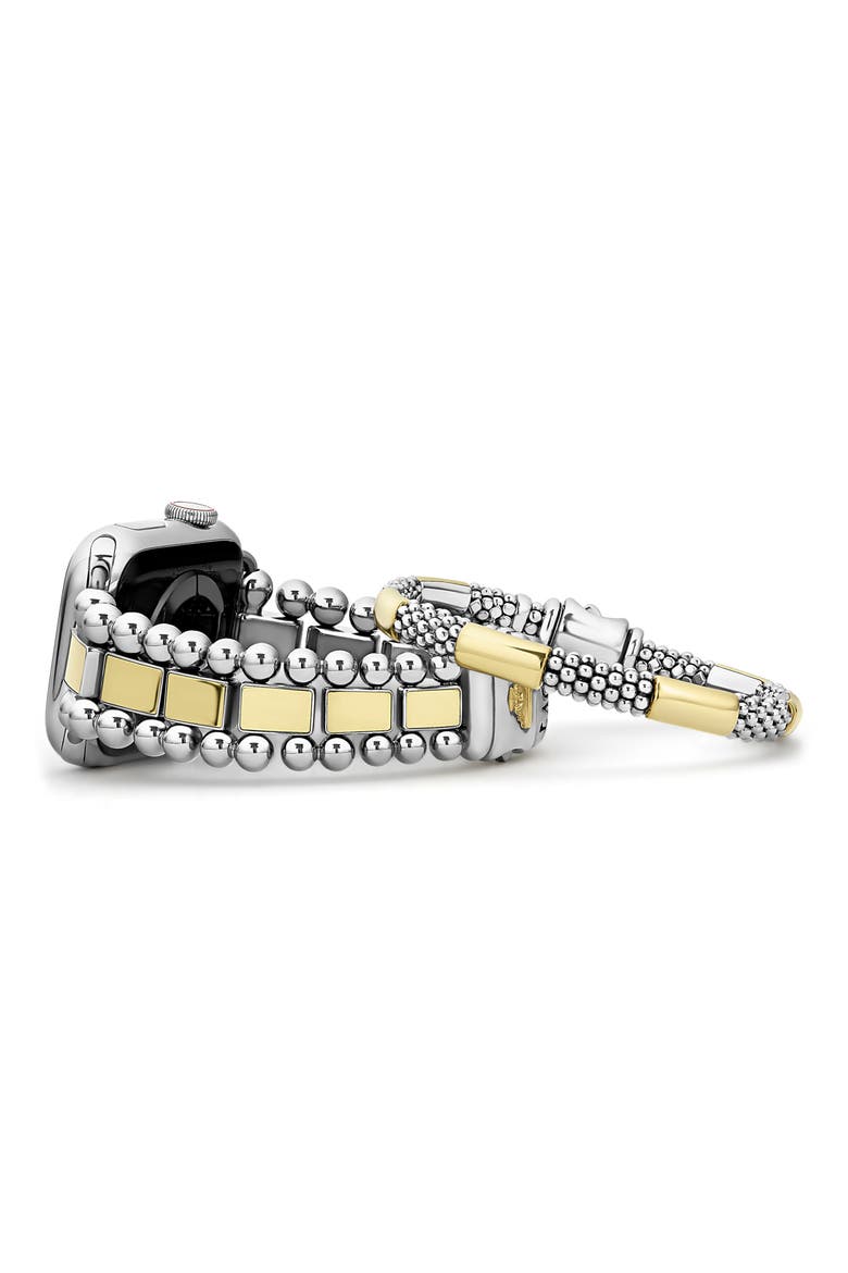 Smart Caviar Apple Watch® Watchband & Bracelet Set, Main, color, SILVER