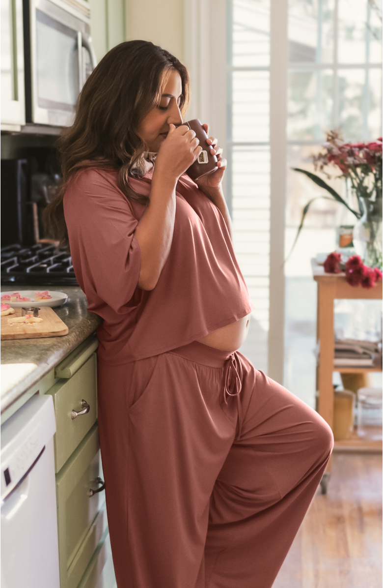 Kindred Bravely Aria Casual Lounge Pants, Alternate, color, Black