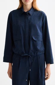 Scotch & Soda Paisley Jacquard Utility Shirt