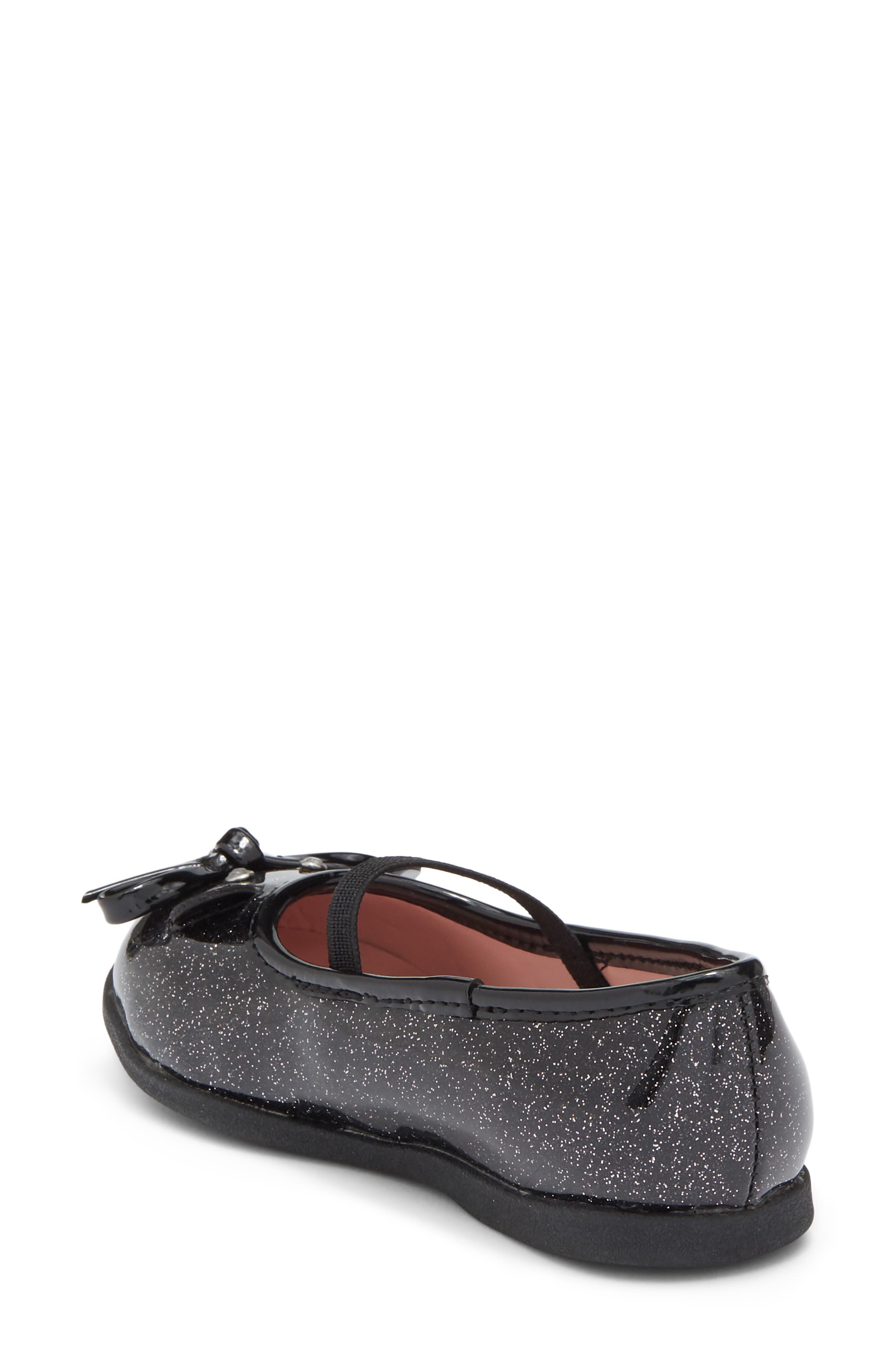 Kids' Kitty Mary Jane Flat, Alternate, color, BLACK GLITTER