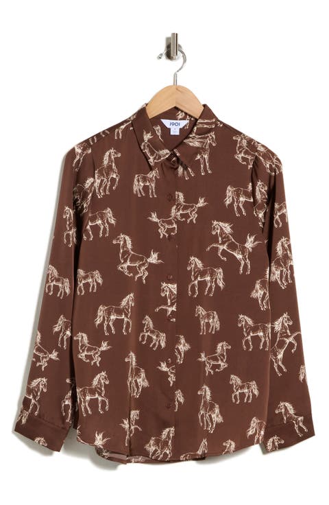 Woven Button-Up Shirt