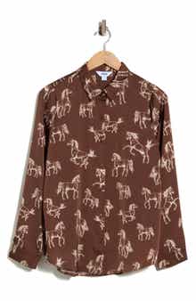 Woven Button-Up Shirt