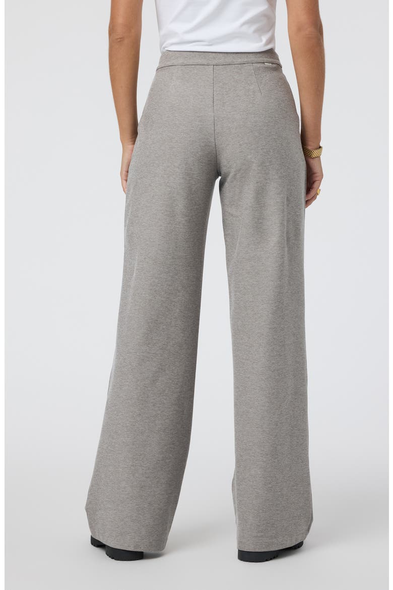 Elevation High Waist Flare Pants, Alternate, color, COBBLESTONE HEATHER