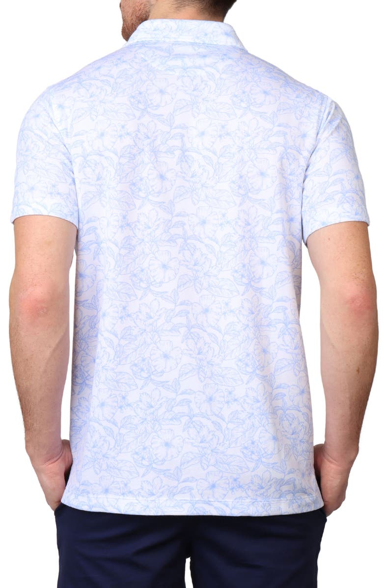 TailorByrd Floral Modal Blend Polo, Alternate, color, 