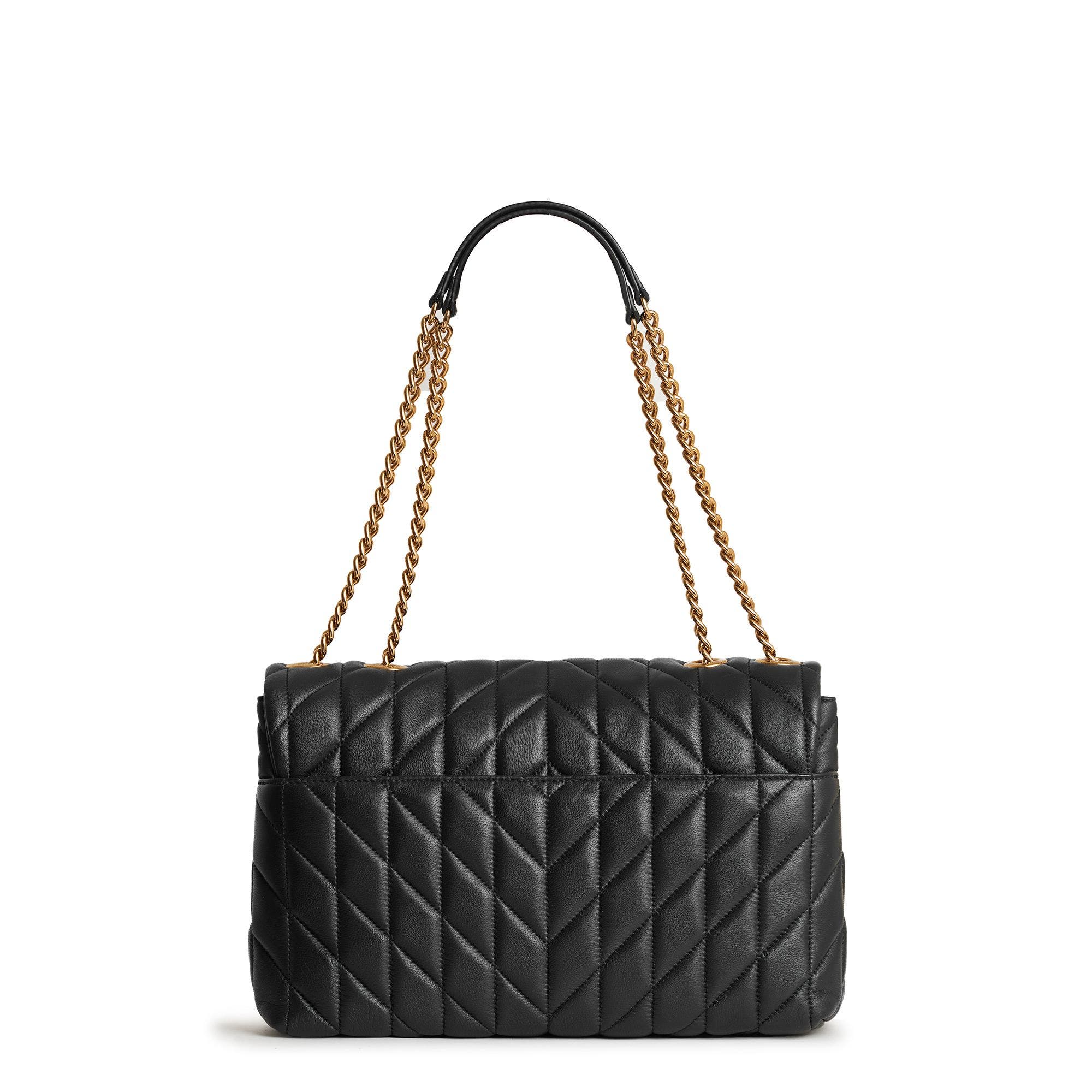 KARL LAGERFELD PARIS Lafayette Shoulder Bag, Alternate, color, Black/Gold