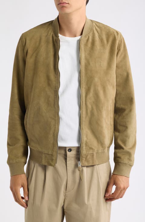 Morten Suede Bomber Jacket