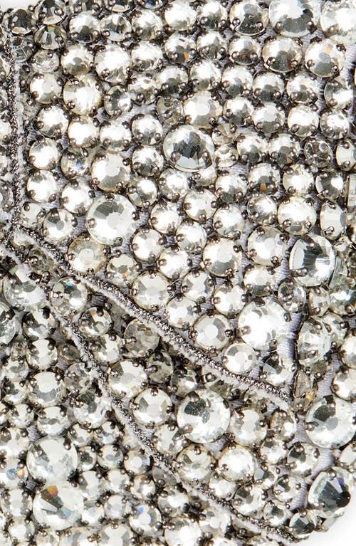 Jennifer Behr Belle Bow Crystal-embellished Barrette In Crystal
