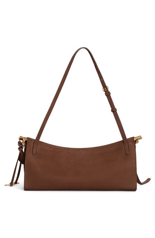 Alaïa Womens Terre D Ombre East West Magnetic-frame Leather Shoulder Bag In Terre Dombre