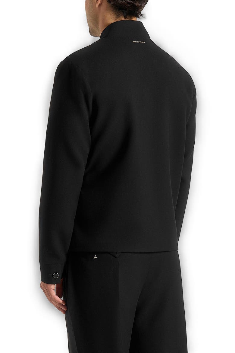 Robin Textured Wrap Jacket, Alternate, color, Black