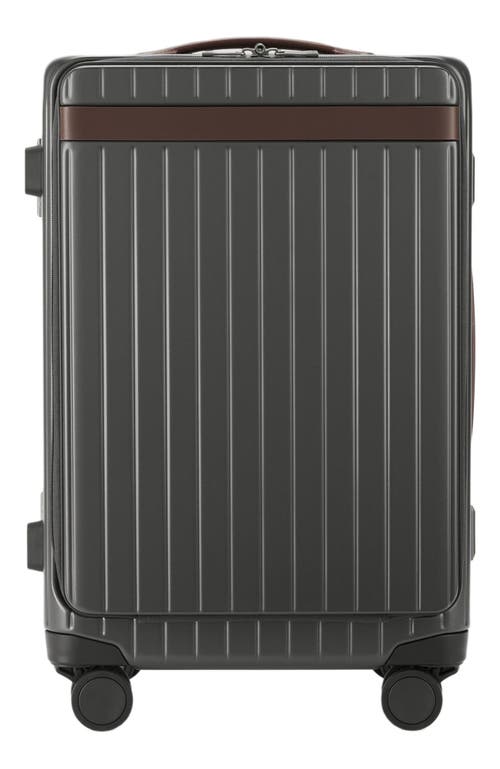 Carl Friedrik The Carry-on X Suitcase in Grey /Chocolate 