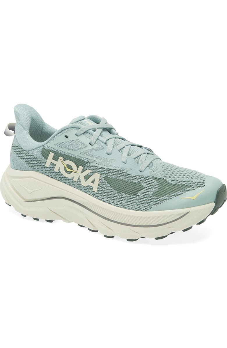 HOKA Challenger 8 Running Shoe, Main, color, Jade / Truffle Salt
