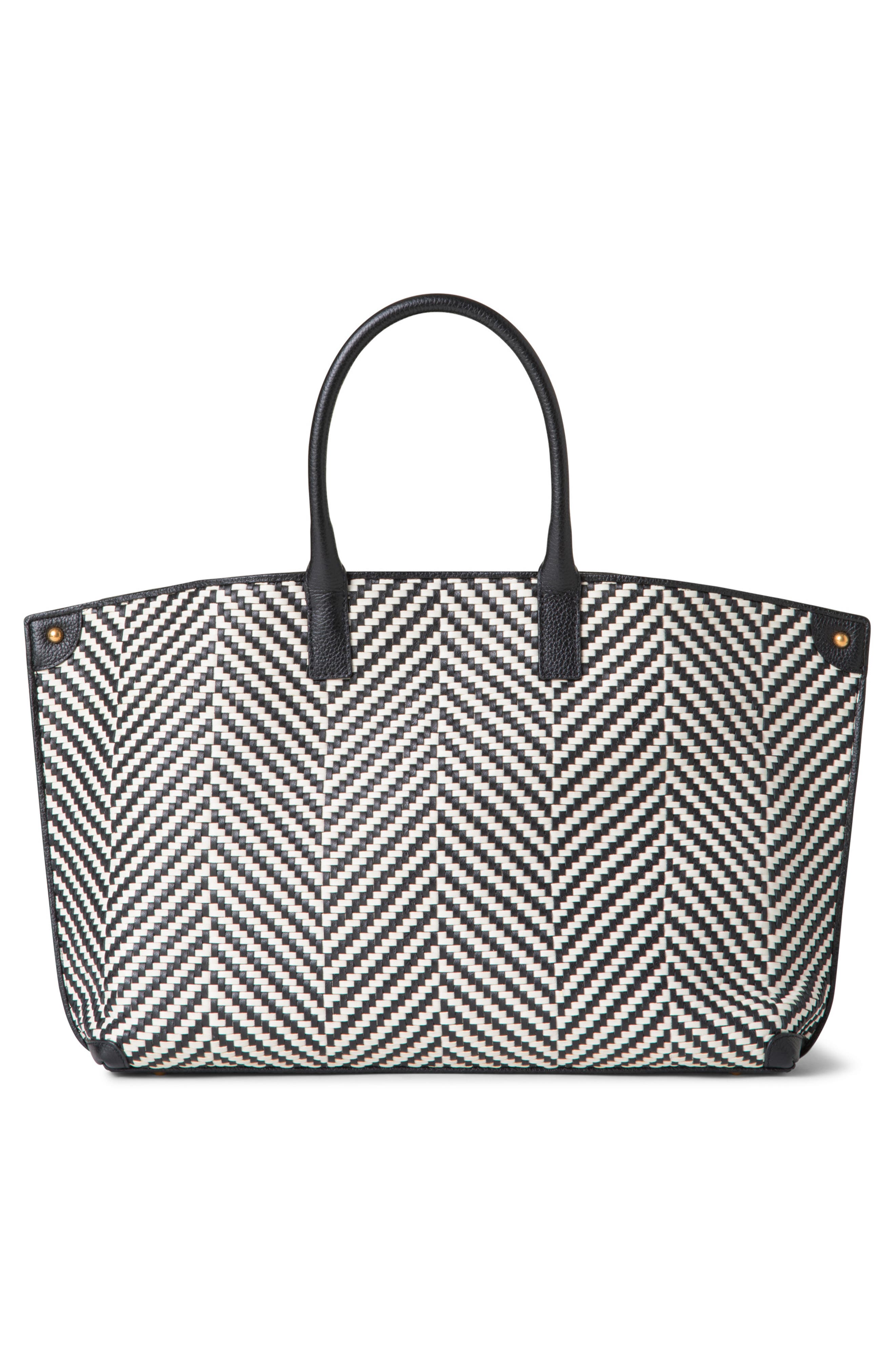 Akris Small Ai Woven Leather Shoulder Bag, Alternate, color, 