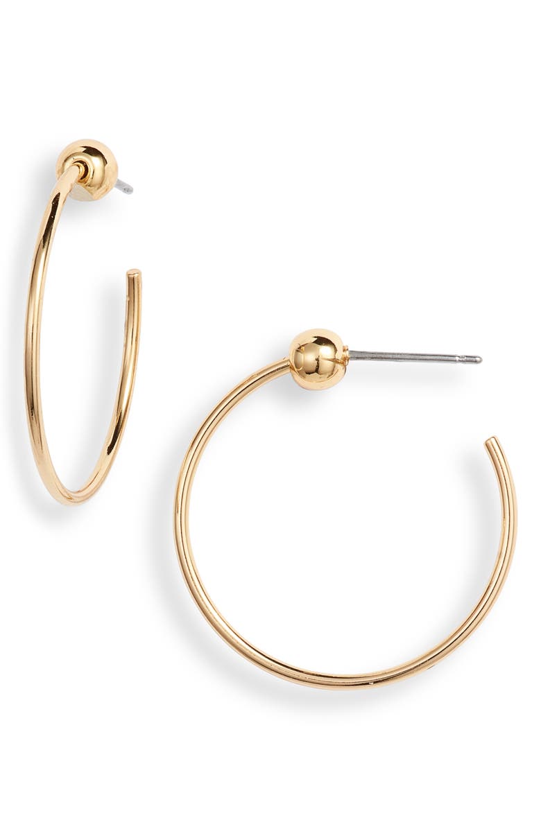 JENNY BIRD Extra Small Icon Hoop Earrings, Main, color, 