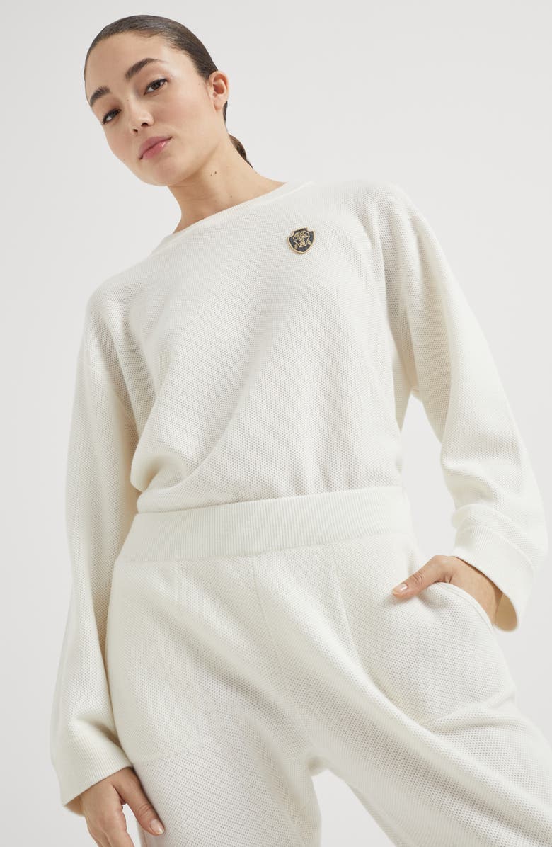 Brunello Cucinelli Cashmere knit trousers, Alternate, color, 