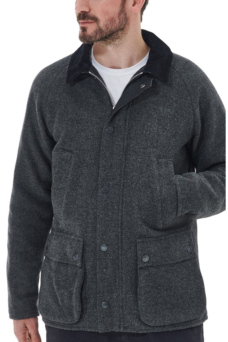 Bedale Wool Jacket, Main, color, CHARCOAL