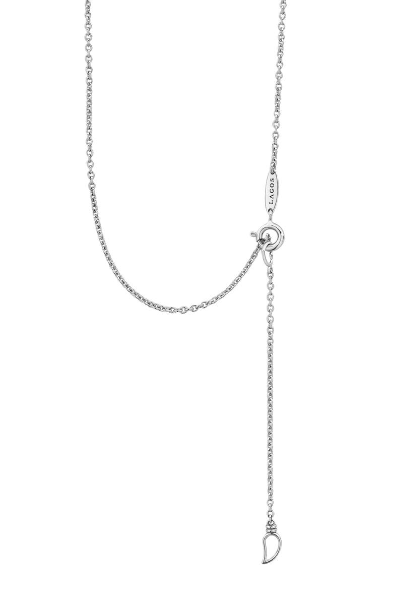 LAGOS Diamond Pyramid Pendant Necklace, Alternate, color, 