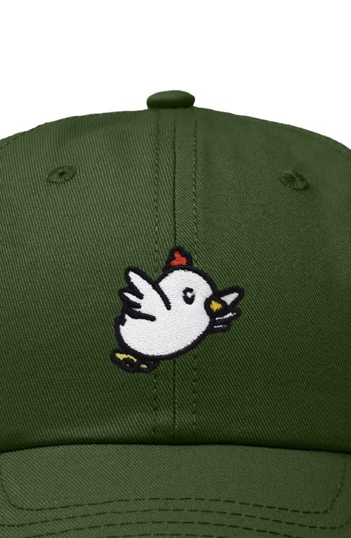 DALIX DALIX CHICKEN EMBROIDERED COTTON CAP