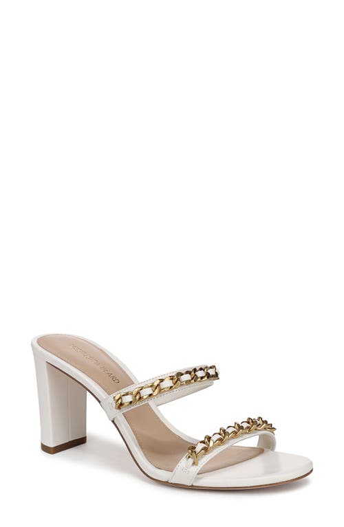 Shop Veronica Beard Gretchen Slide Sandal In Parchment