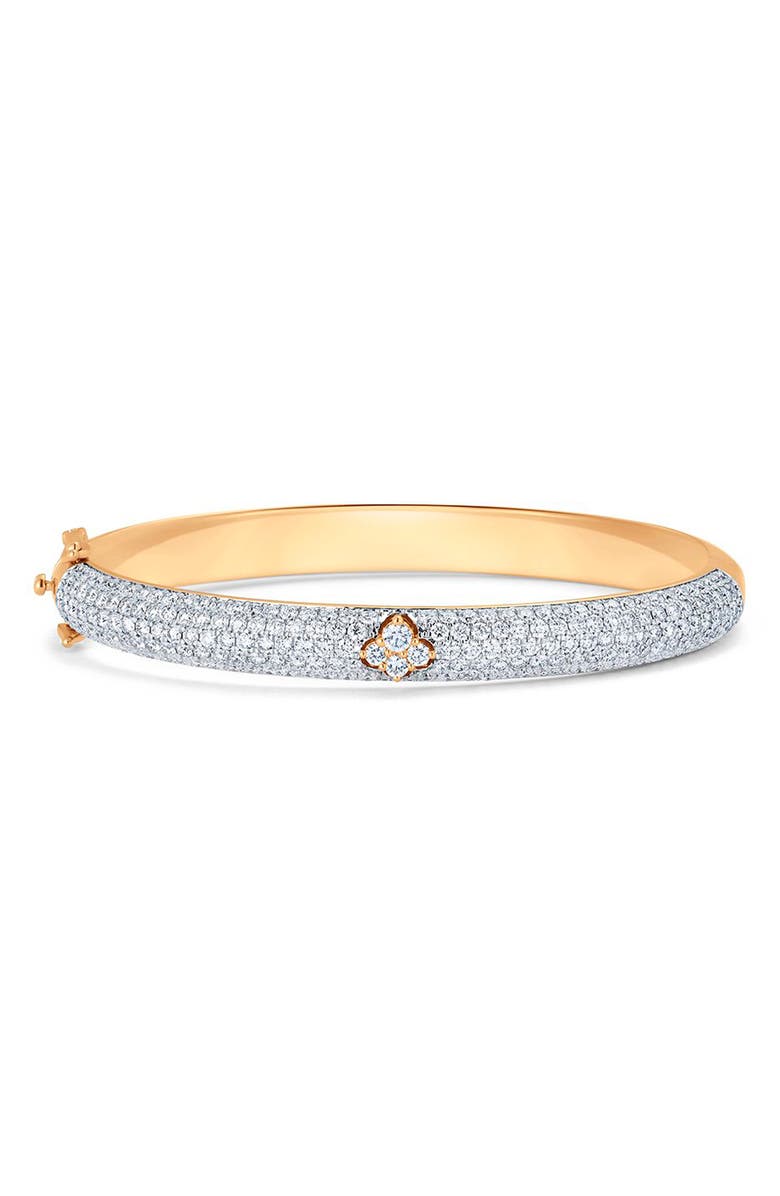 Sara Weinstock Dujour Diamond Bangle, Main, color, Yellow Gold