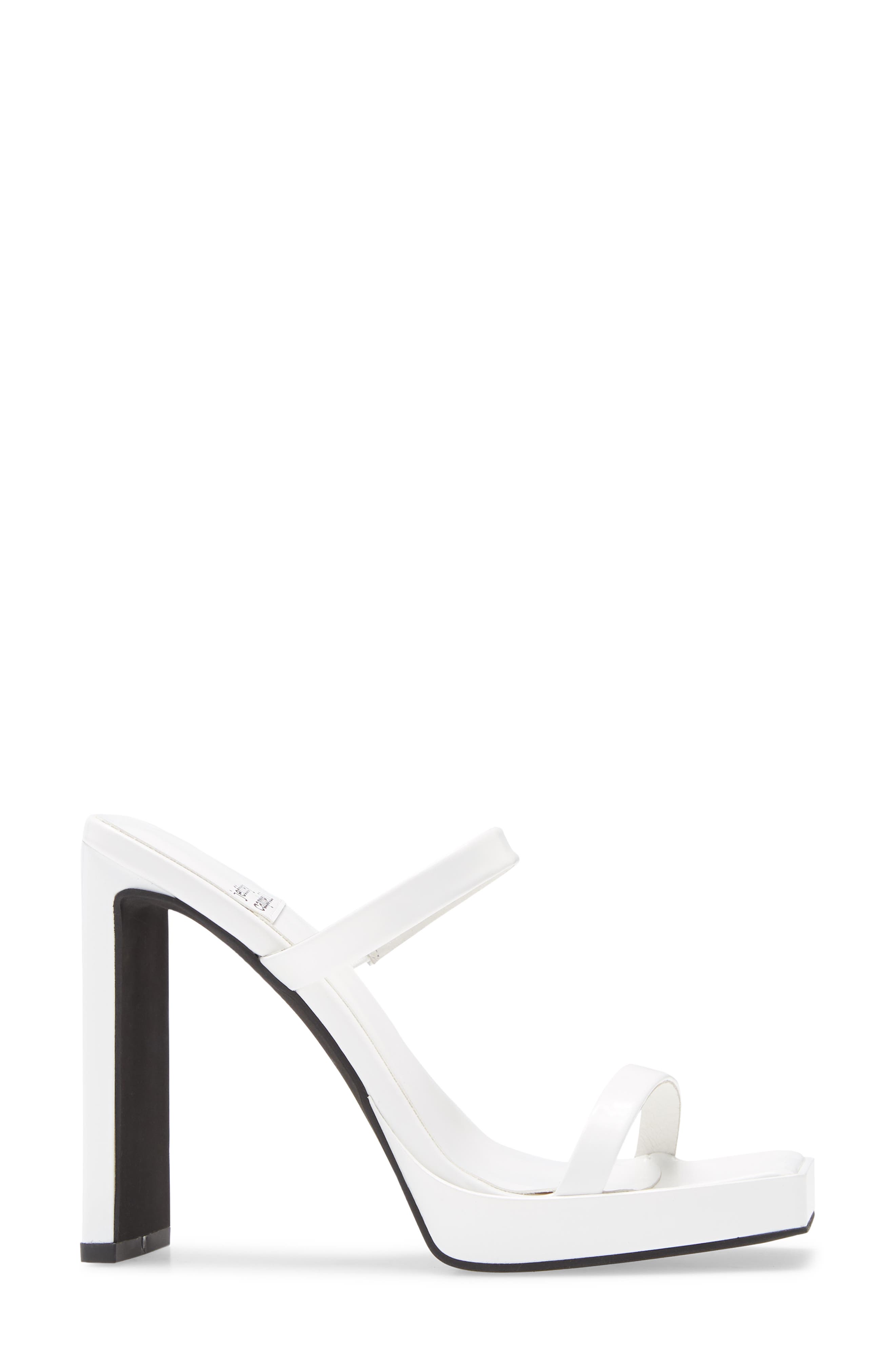 Hustler Platform Sandal, Alternate, color, WHITE PATENT