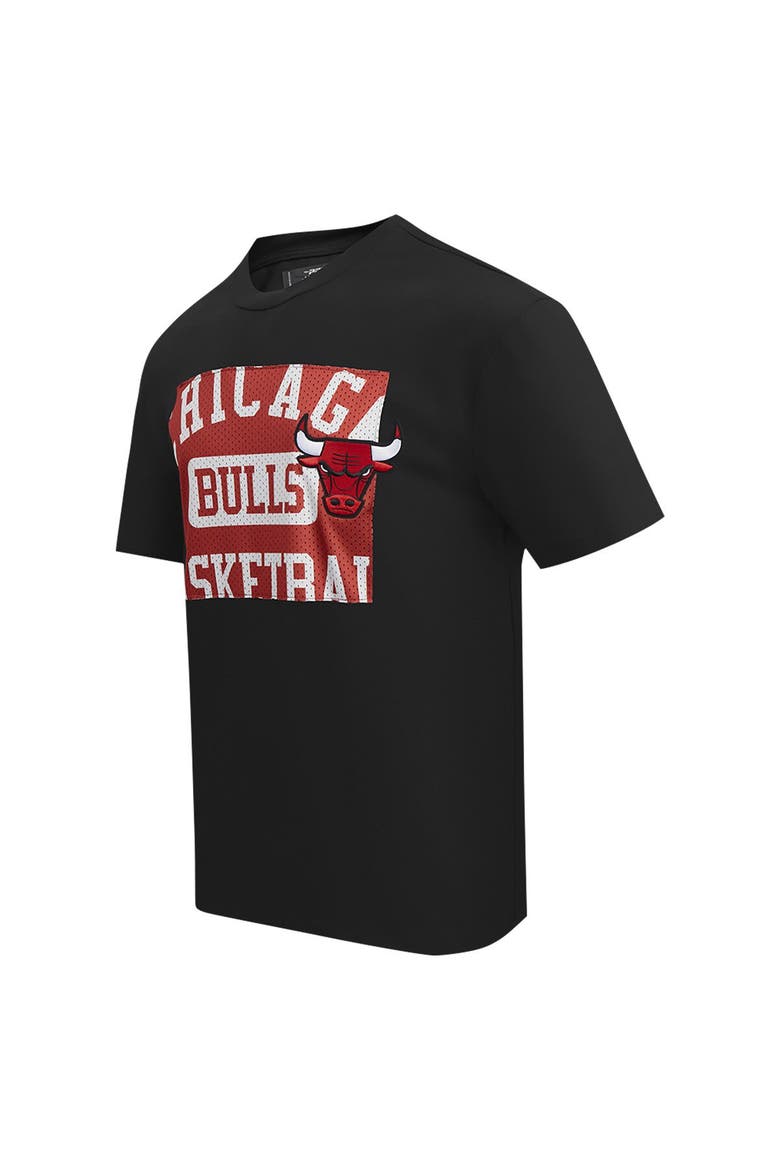Men's Pro Standard Black Chicago Bulls Made To Play Drop Shoulder T-Shirt, Alternate, color, Black