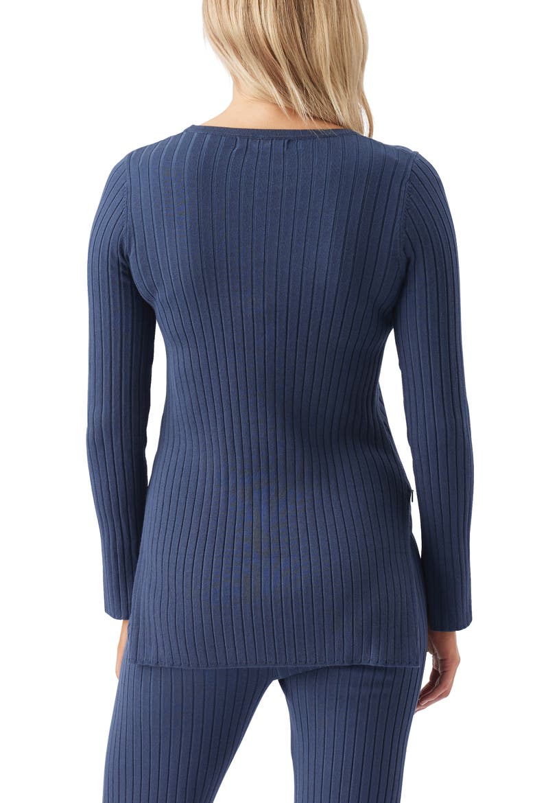 Stella Rib Nursing Knit, Alternate, color, French Navy