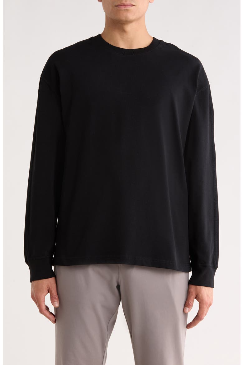 Heavyweight Jersey T-Shirt, Main, color, BLACK