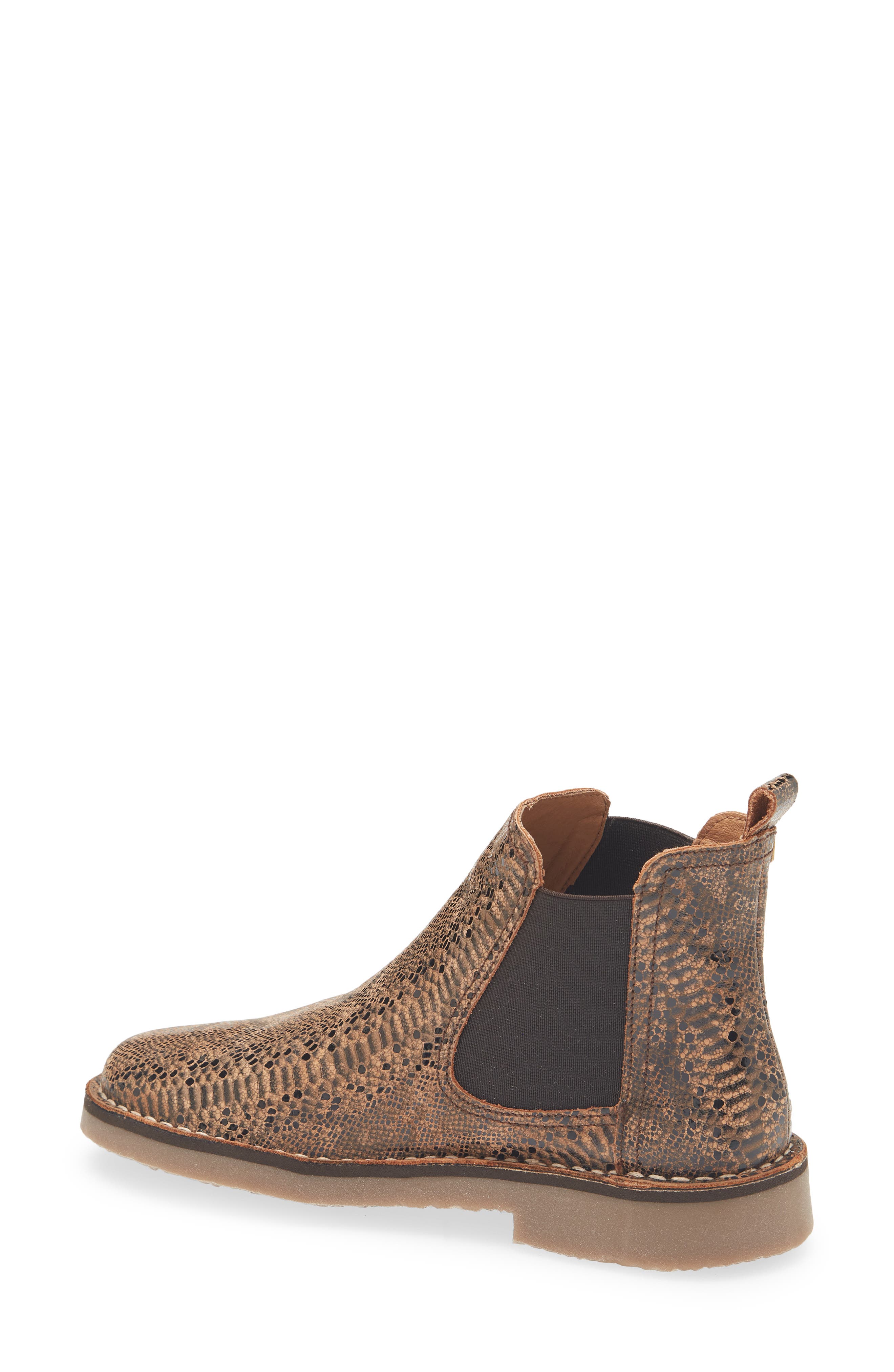 Toni Pons Isa Snakeskin Embossed Chelsea Boot, Alternate, color, Cobra