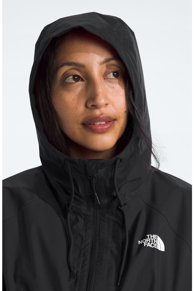 Antora Waterproof Rain Hoodie, Alternate, color, TNF BLACK-NPF