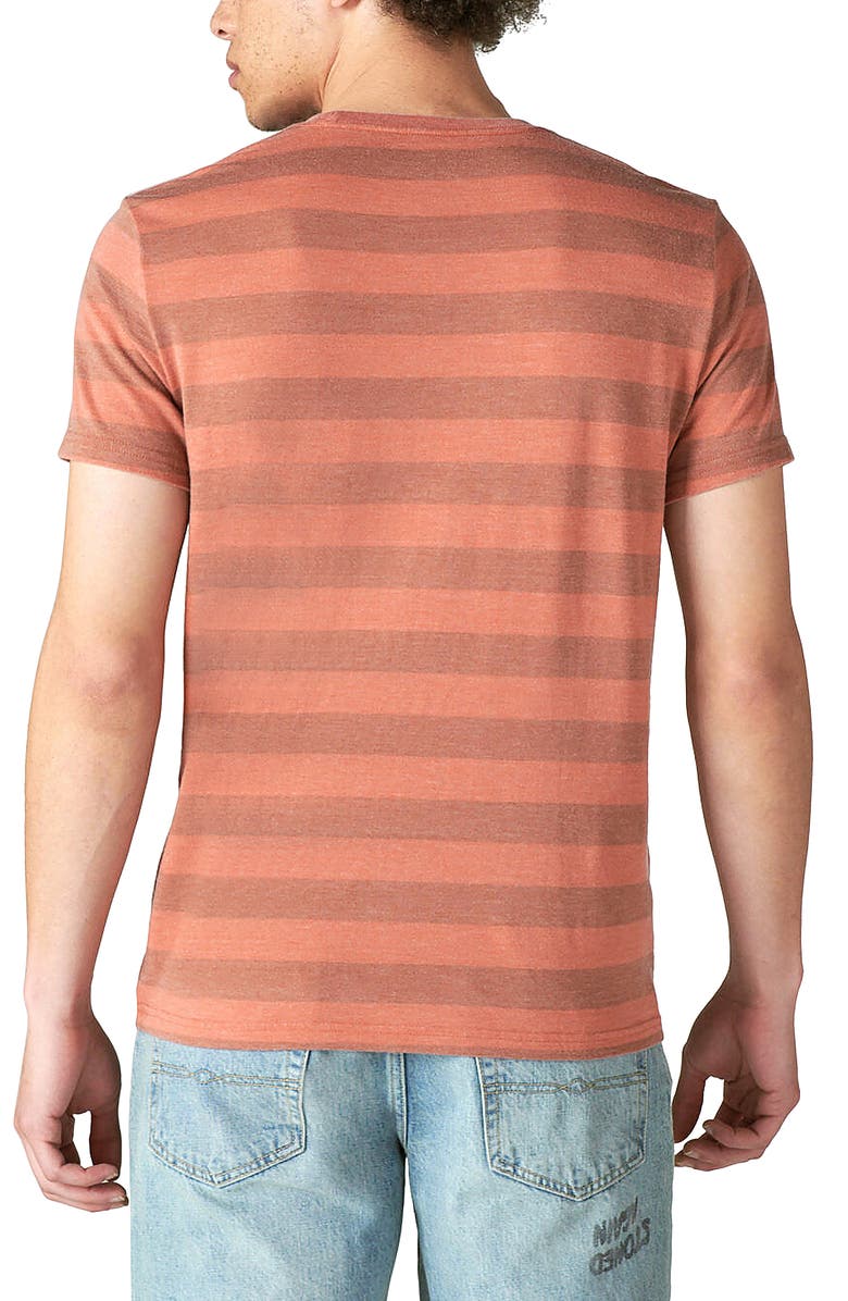 Lucky Brand Venice Burnout Crew Neck Tee, Alternate, color, 