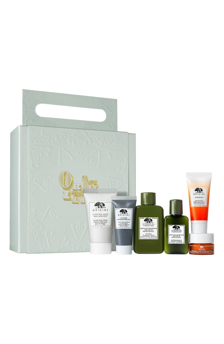 Origins Fantastic Favorites Skincare Essentials Set USD $70 Value, Main, color, 