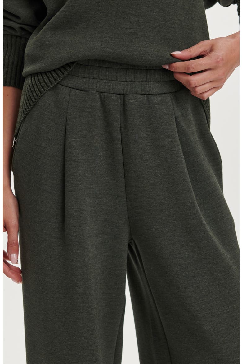 The Extra Wide Leg 29.5-Inch Pants, Alternate, color, OLIVE MARL
