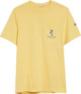 Moncler Logo Patch Embroidered Cotton Pocket T-Shirt