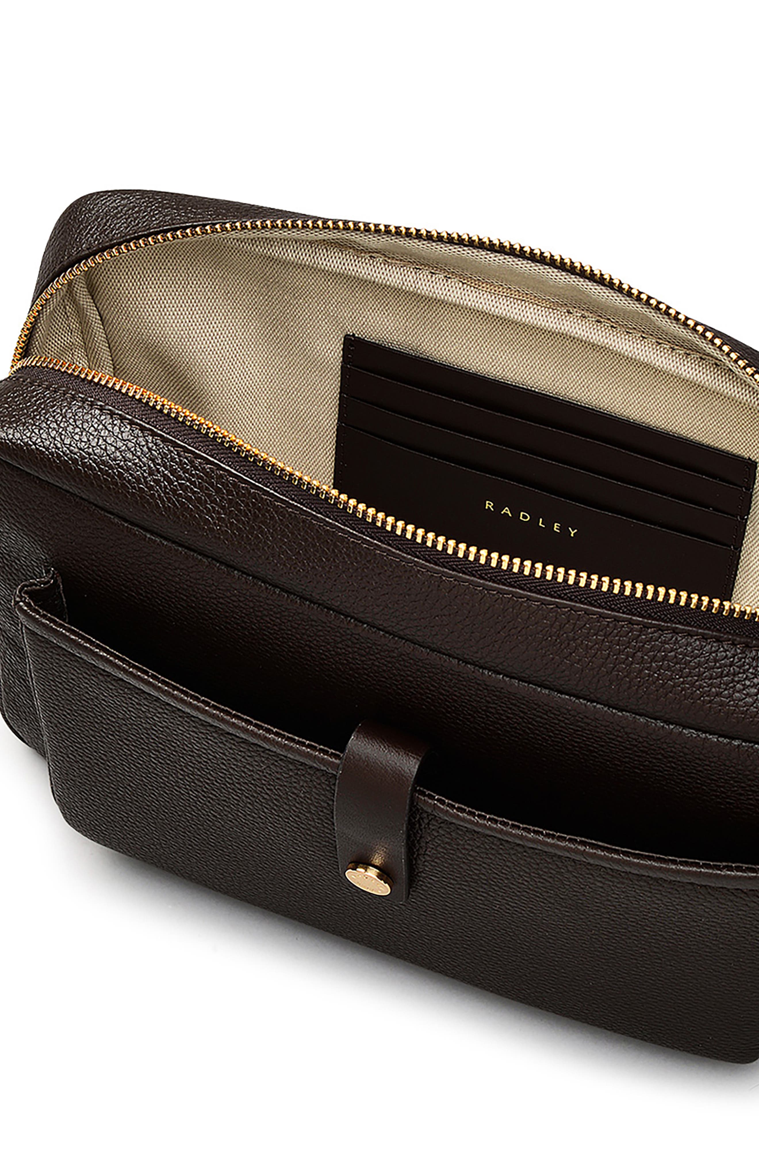 Radley Sandler Way Mini Crossbody Bag, Alternate, color, Dark Oak