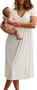 HATCH Collection The Softest Rib Side Seam Nursing Maxi Dress