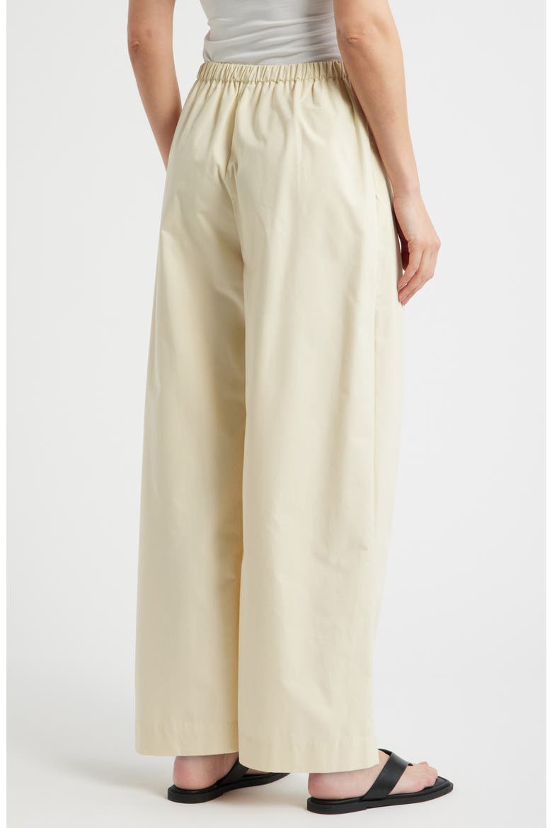 Culip Wide Leg Cotton Trousers, Alternate, color, MILK