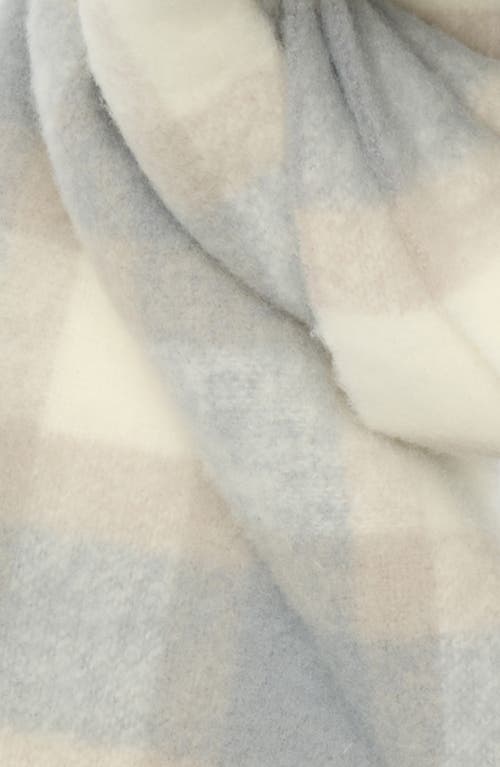 Nordstrom Wool & Alpaca Blend Fringe Scarf In Gray