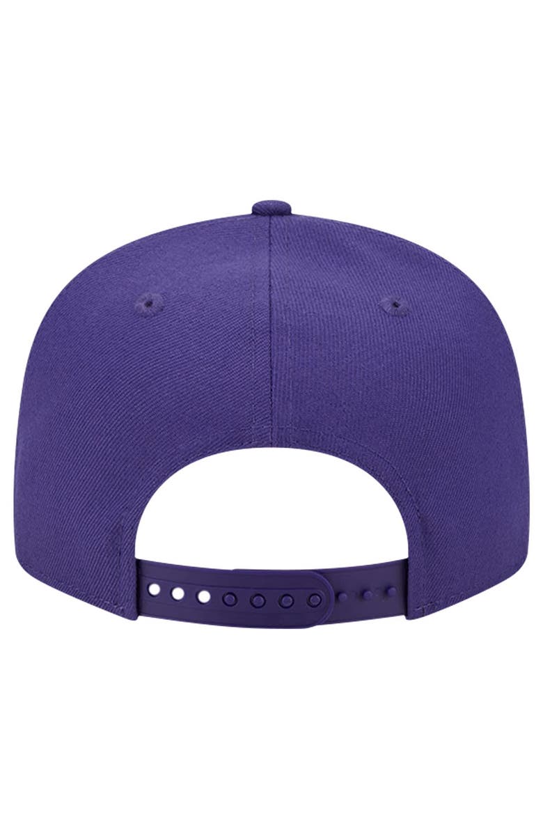 New Era Men's New Era Purple Phoenix Suns Evergreen Script Side Patch 9FIFTY Snapback Hat, Alternate, color, Purple