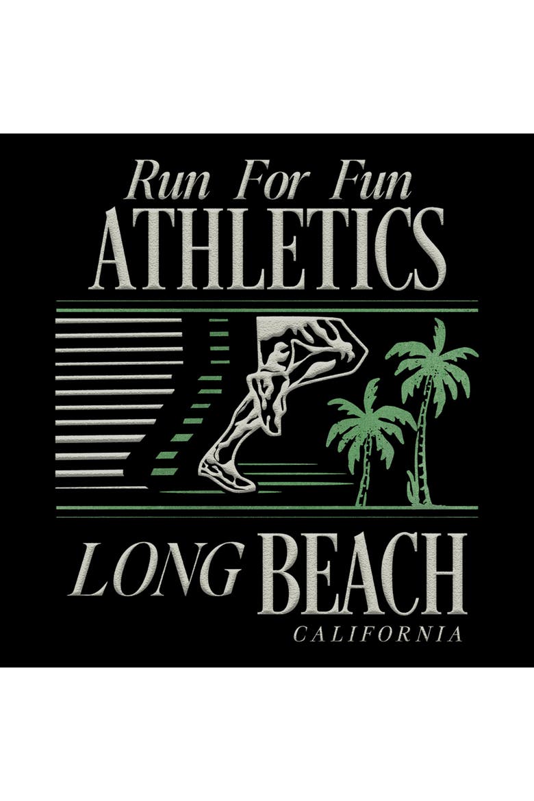 Men's Lost Gods Run For Fun  Graphic T-Shirt, Alternate, color, Black