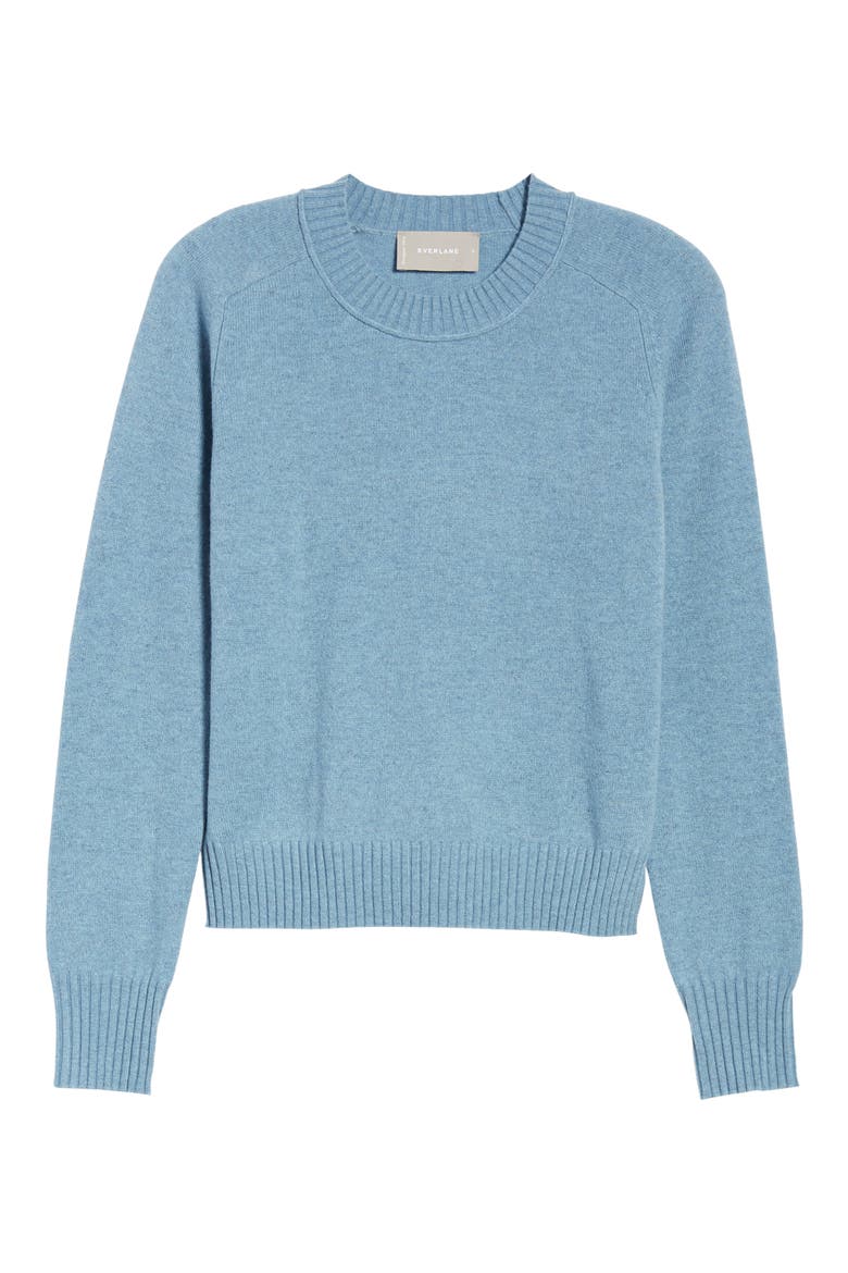 The ReCashmere Vintage Crew Sweater, Main, color, HEATHER AQUA
