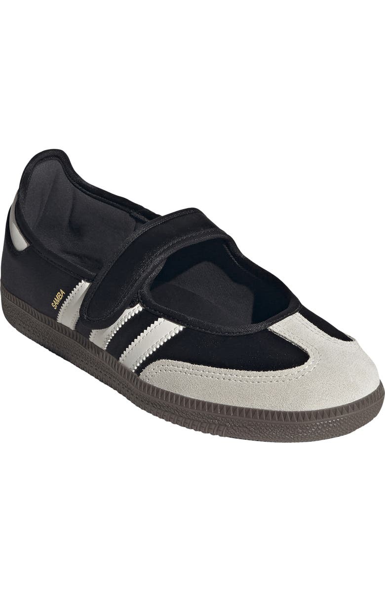 adidas Samba Jane Sneaker, Main, color, Core Black/ Off White/ Gold