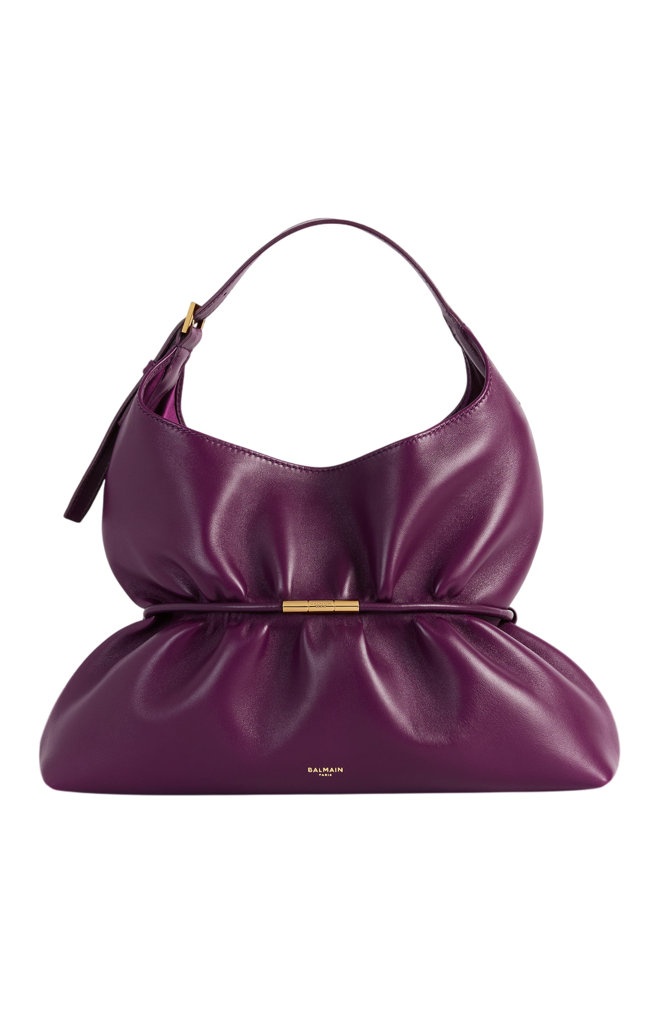 Sphynx Medium Bag in Smooth Leather, Main, color, purple