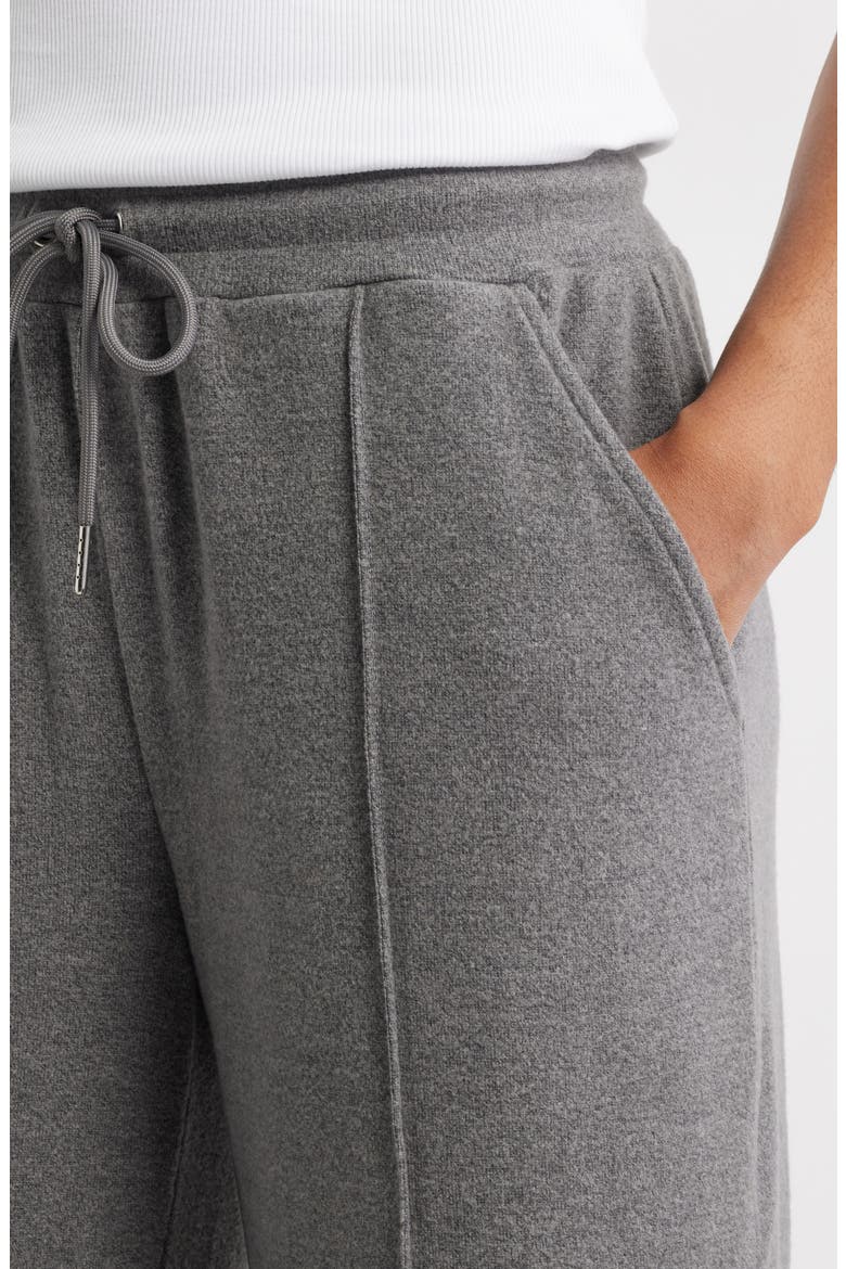 Seamed Drawstring Lounge Pants, Alternate, color, GRAY